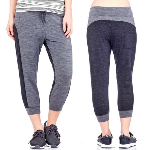 ICEBREAKER Women's Merino Zoya Capri Size Large Gray - Picture 1 of 6